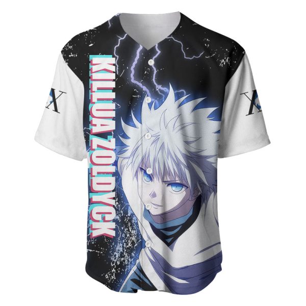 Killua Zoldyck Baseball Jersey For Men and Women Jezsport.com