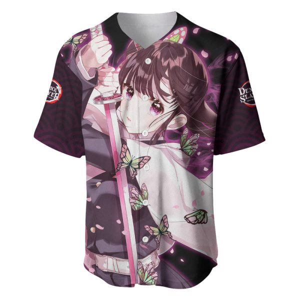 Kanao Tsuyuri Baseball Jersey Demon Slayer For Men and Women Jezsport.com