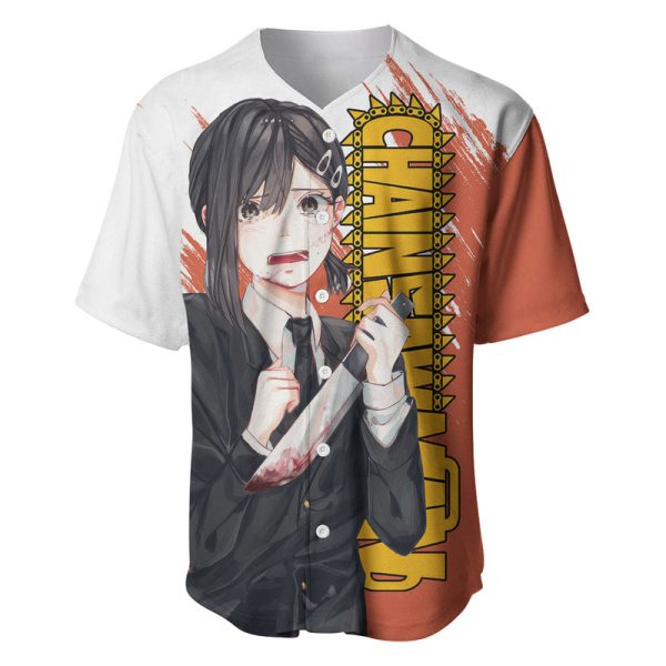 Kobeni Higashiyama Baseball Jersey Chainsaw Man For Men and Women Jezsport.com