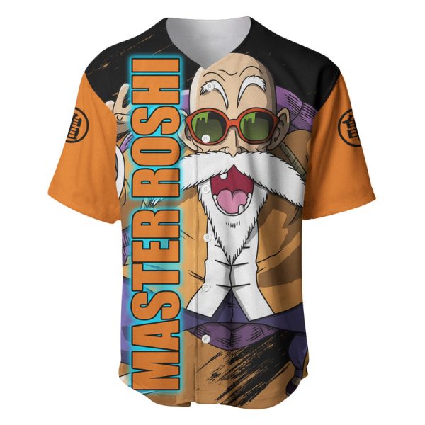 Master Roshi - Dragon Ball Baseball Jersey Jezsport.com