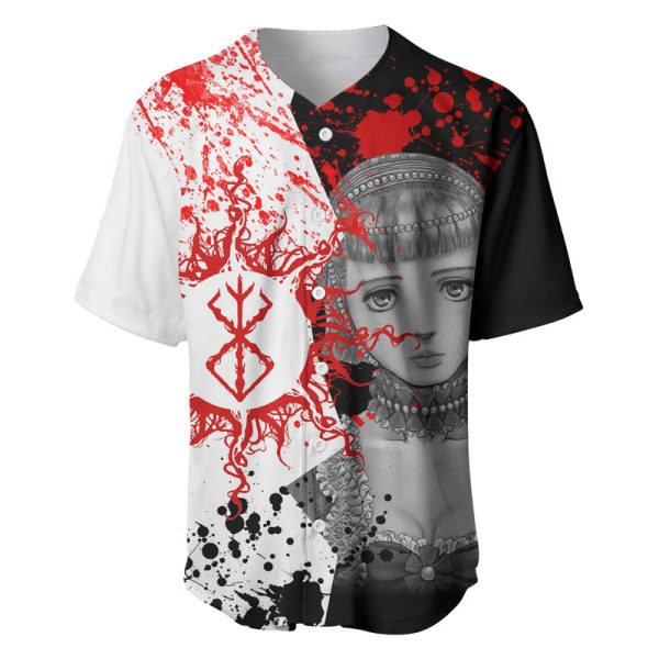 Farnese de Vandimion Berserk Baseball Jersey Grunge Blood Style For Men and Women Jezsport.com