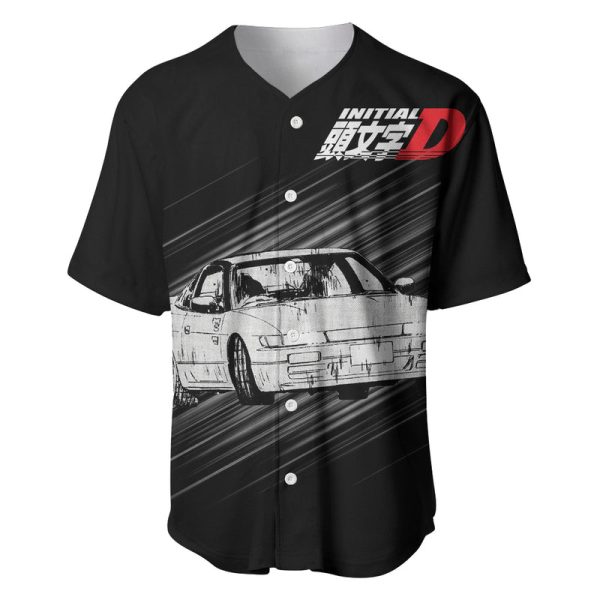 Mako Sato SilEighty Initial D Baseball Jersey Manga Mix Anime Style For Men and Women Jezsport.com