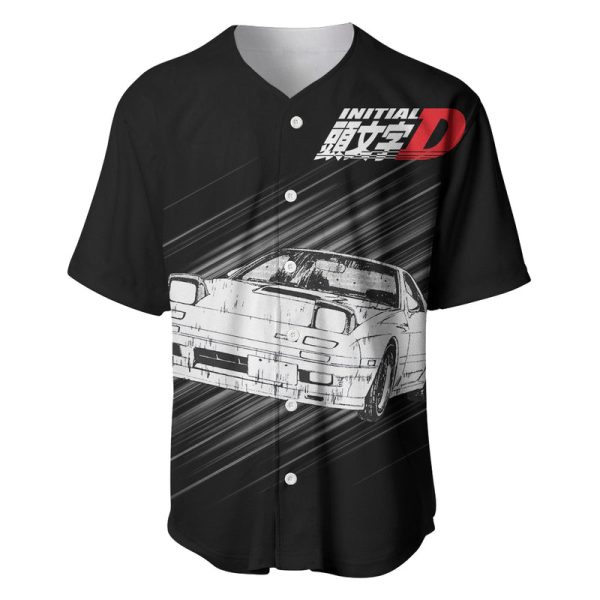 Keisuke Takahashi RX-7 Initial D Baseball Jersey Manga Mix Anime Style For Men and Women Jezsport.com