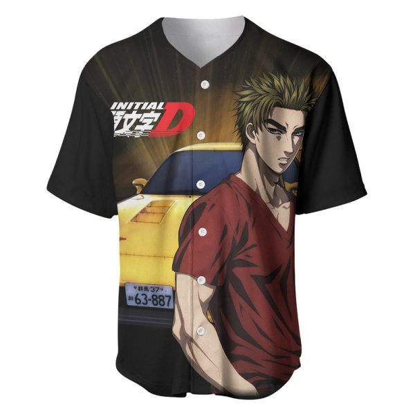 Keisuke Takahashi Initial D Baseball Jersey Anime Style For Men and Women Jezsport.com