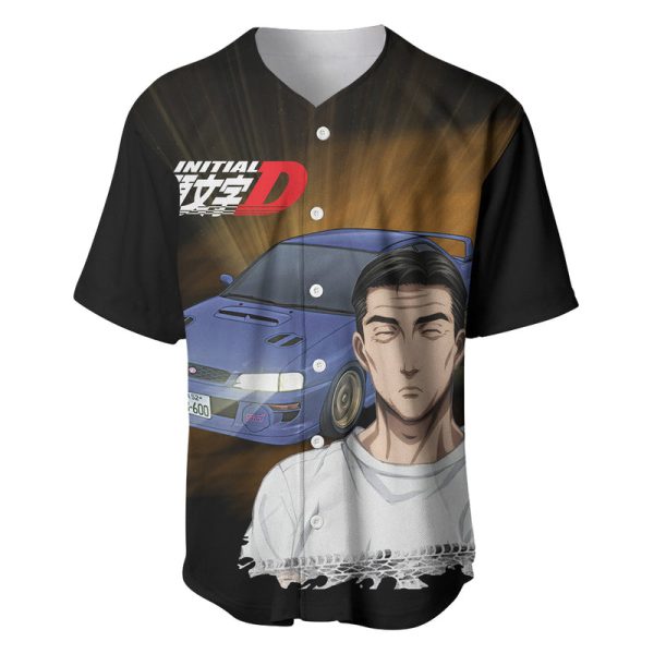 Bunta Fujiwara Initial D Baseball Jersey Manga Mix Anime Style For Men and Women Jezsport.com