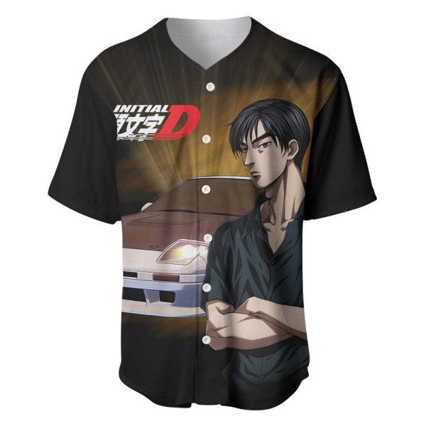 Ryouske Takahashi Initial D Baseball Jersey Manga Mix Anime Style For Men and Women Jezsport.com