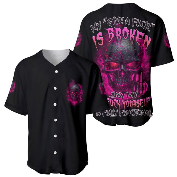 My Give A F Is Broken Baseball Jersey For Men and Women Jezsport.com