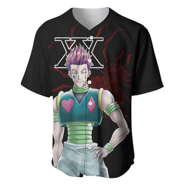 Hisoka Phantom Troupe Hunter X Hunter Baseball Jersey Anime Style For Men and Women Jezsport.com