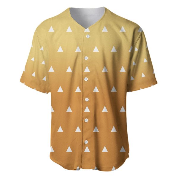 Zenitsu Shirt Design - Pattern Style Baseball Jersey For Men and Women Jezsport.com