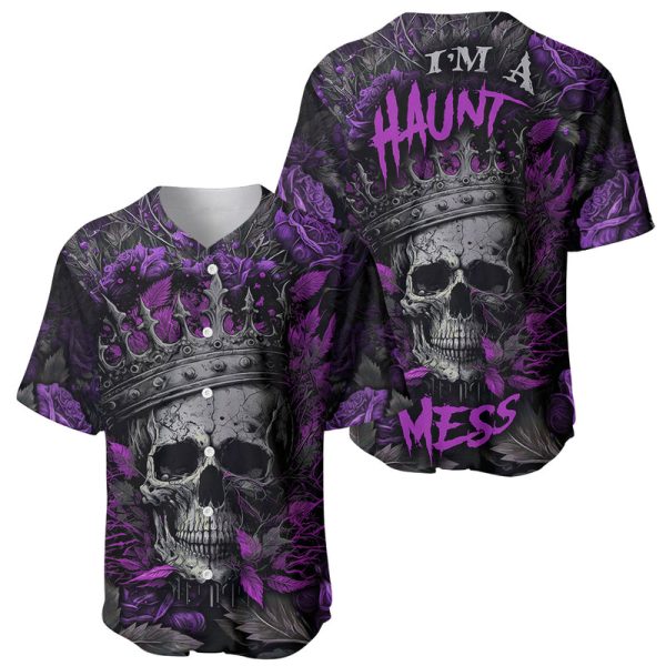 I am a Haunt Mess Baseball Jersey For Men and Women Jezsport.com