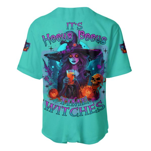 Hocus Pocus Time Witches Halloween Baseball Jersey Jezsport.com