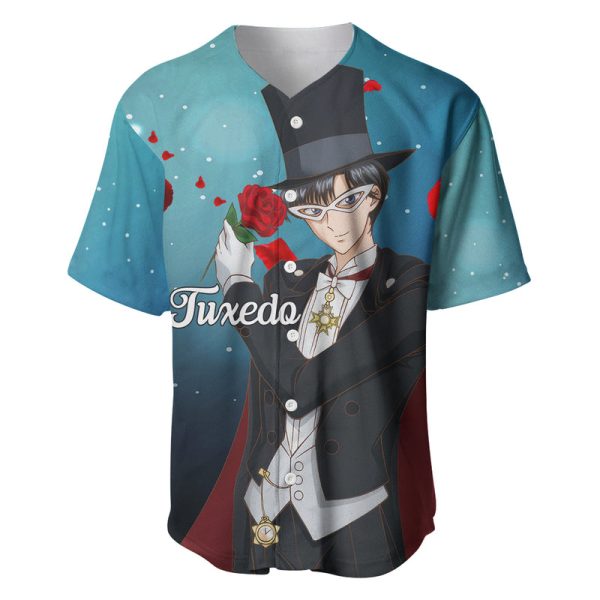 Tuxedo Anime Baseball Jersey For Men and Women Jezsport.com