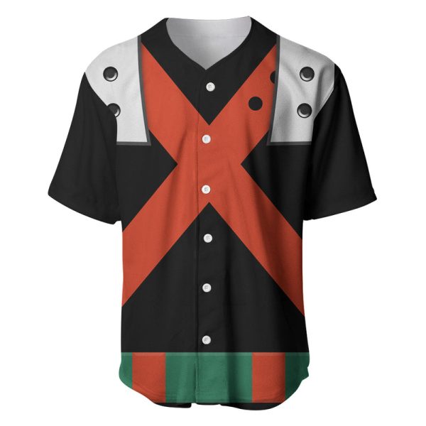 Katsuki Bakugo Uniform - Hero Anime Baseball Jersey For Men and Women Jezsport.com