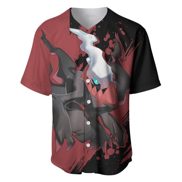 Darkrai Pokemon Anime Baseball Jersey Jezsport.com