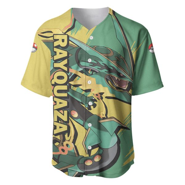 Rayquaza - Pokemon Baseball Jersey Jezsport.com