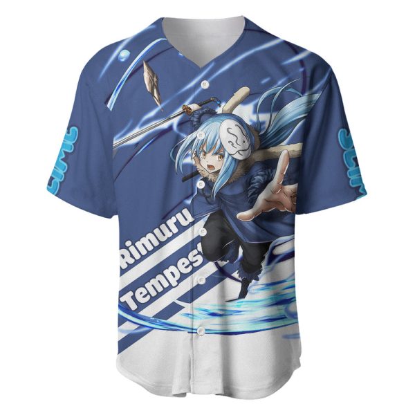 Rimuru Tempest Baseball Jersey For Men and Women Jezsport.com