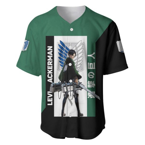 Levi Ackerman Baseball Jersey For Men and Women Jezsport.com