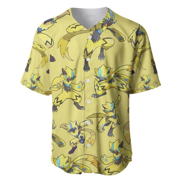 Zeraora Pattern Style Baseball Jersey Jezsport.com