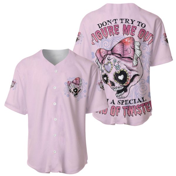 Don't Try To Figure Me Out Baseball Jersey For Men and Women Jezsport.com