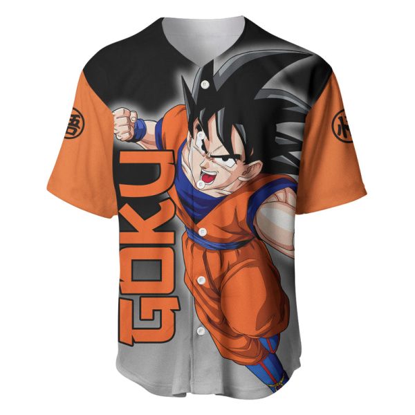 Z Goku Anime Dragon Ball Baseball Jersey Jezsport.com