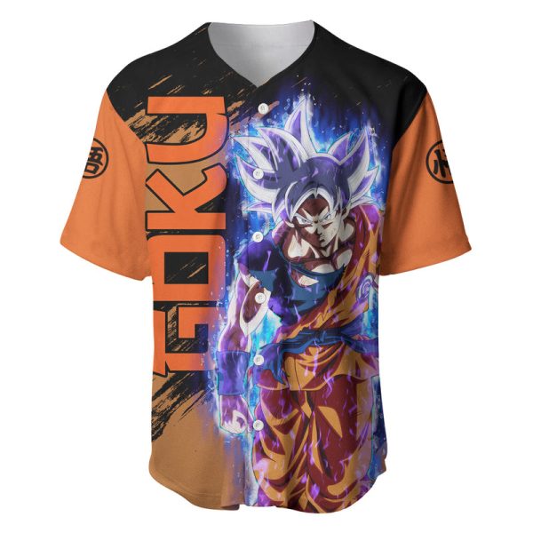 Goku Ultra Instinct Baseball Jersey For Men and Women Jezsport.com