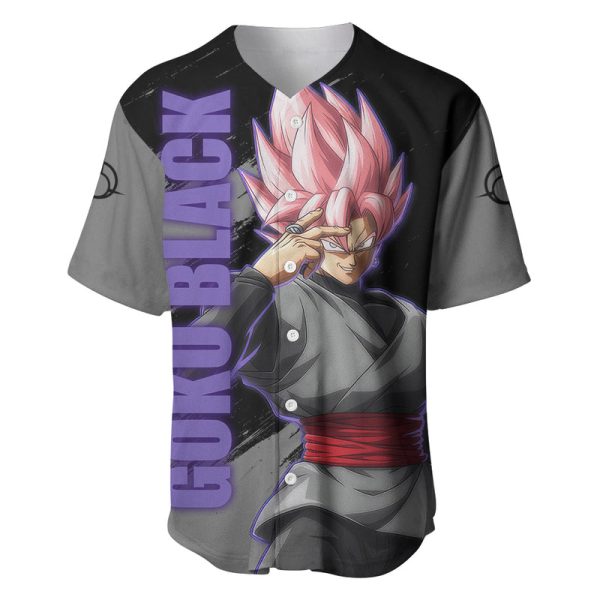 Goku Black Rose Baseball Jersey Jezsport.com