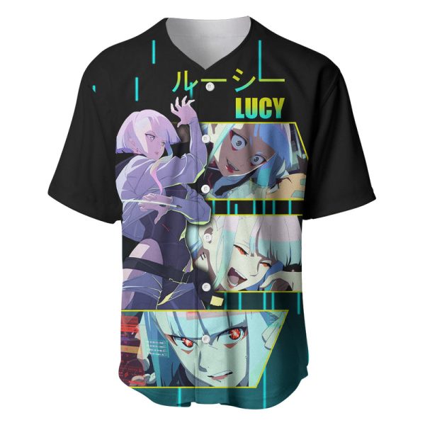 Cyberpunk Lucy Baseball Jersey Jezsport.com