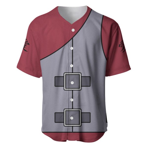 Gaara Uniform Baseball Jersey For Men and Women Jezsport.com