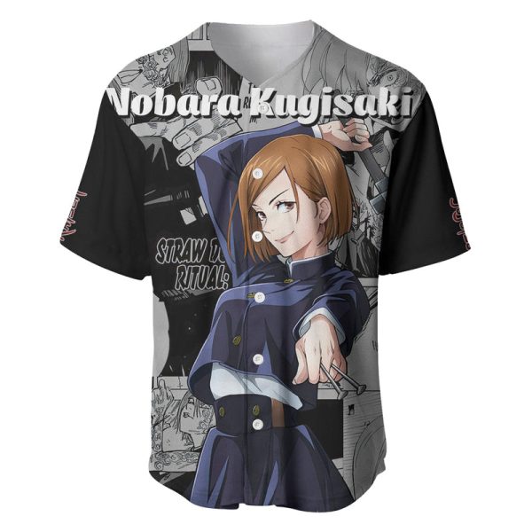 Nobara Kugisaki - Manga Great Style Baseball Jersey For Men and Women Jezsport.com