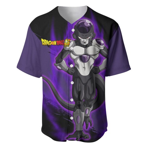 Black Frieza - Dragon Ball Super Baseball Jersey Jezsport.com