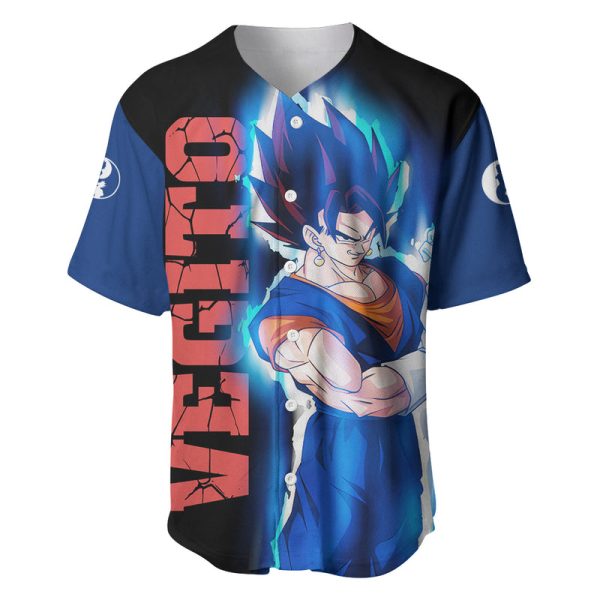 Vegito - Dragon Ball Baseball Jersey Jezsport.com