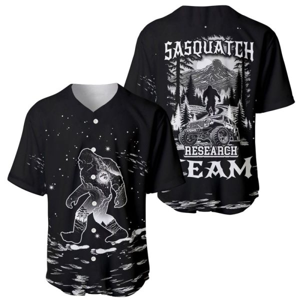 Jeep Sasqatch Research Team Baseball Jersey For Men and Women Jezsport.com