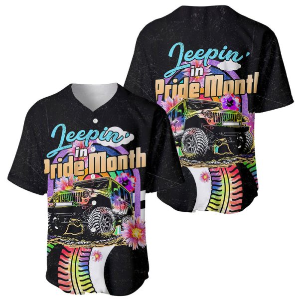 Jeeping In Pride Month Baseball Jersey For Men and Women Jezsport.com