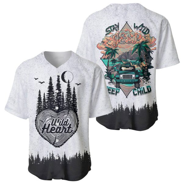 Stay Wild Jeep Child - Jeep Baseball Jersey For Men and Women Jezsport.com