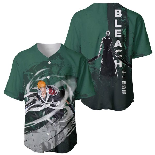 BLEACH Baseball Jersey TYBW Ichigo Bankai For Men and Women Jezsport.com