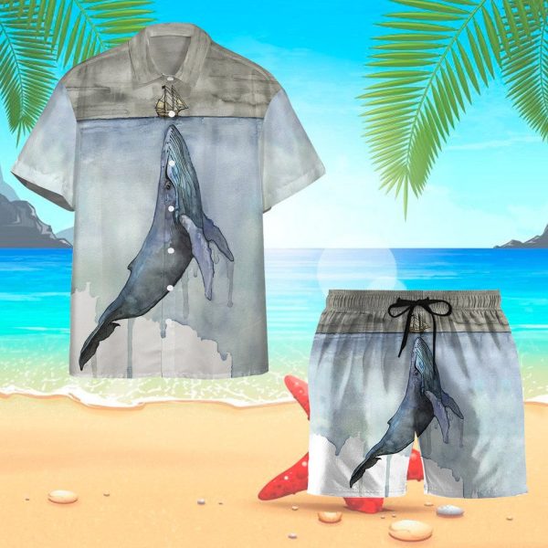 3D Let Whale Kiss You Hawaii Shirt, Summer Shirt For Men and Women Jezsport.com