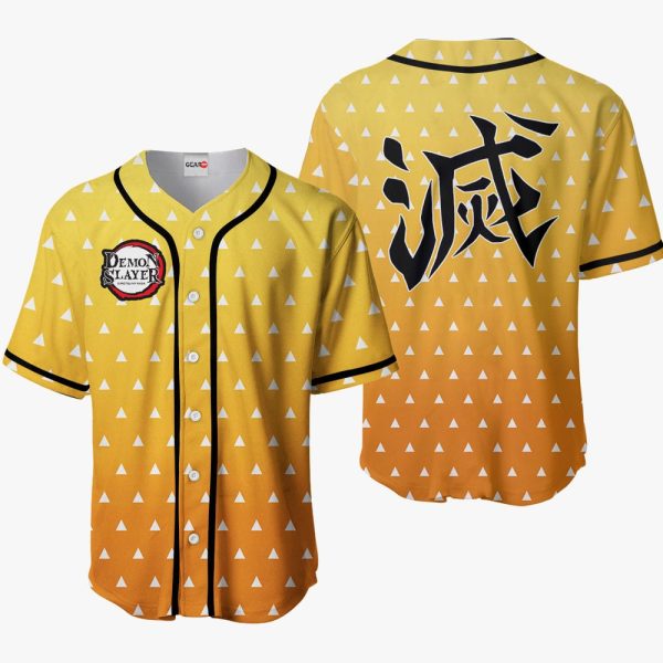 Anime Zenitsu Baseball Jersey For Men and Women Jezsport.com