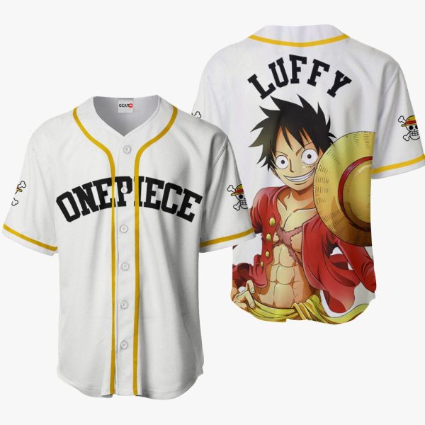 Anime Luffy Baseball Jersey For Men and Women Jezsport.com