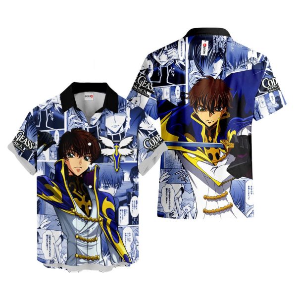 Suzaku Kururugi Hawaiian Shirt, Summer Shirt For Men and Women Jezsport.com