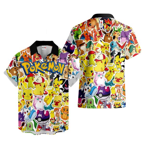 Pokemon Pattern Characters Hawaiian Shirt, Summer Shirt For Men and Women Jezsport.com