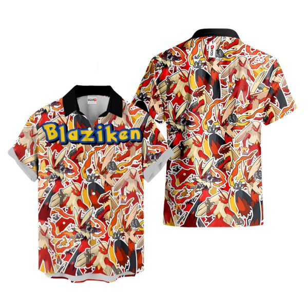 Pokemon Blaziken Hawaiian Shirt, Summer Shirt For Men and Women Jezsport.com