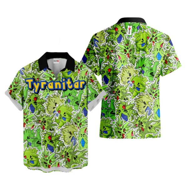 Pokemon Tyranitar Hawaiian Shirt, Summer Shirt For Men and Women Jezsport.com