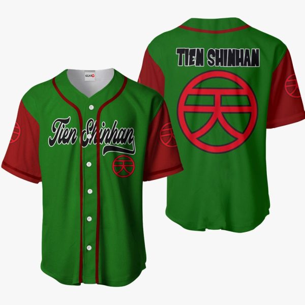 Dragonball Tien Shinhan Symbol Baseball Jersey For Men and Women Jezsport.com