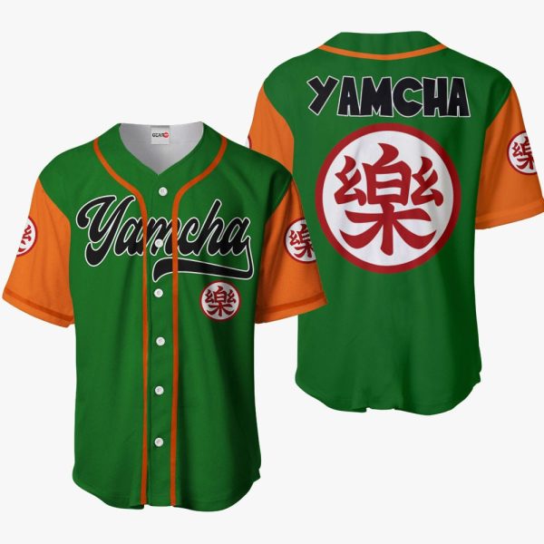 Pokemon Yamcha Symbol Baseball Jersey For Men and Women Jezsport.com