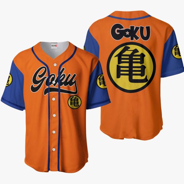 Dragonball Goku Turtle Hermit Baseball Jersey For Men and Women Jezsport.com