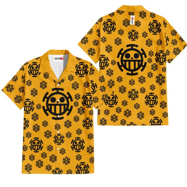 Trafalgar D. Law Symbols Hawaiian Shirt, Summer Shirt For Men and Women Jezsport.com