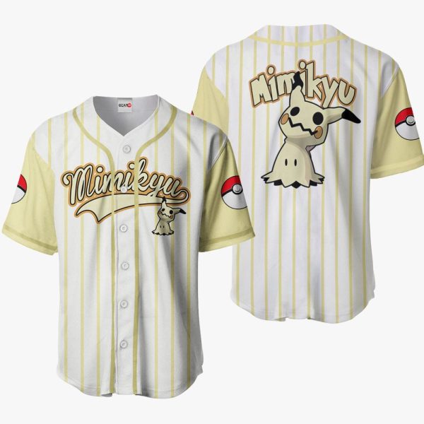 Pokemon Mimikyu Baseball Jersey For Men and Women Jezsport.com