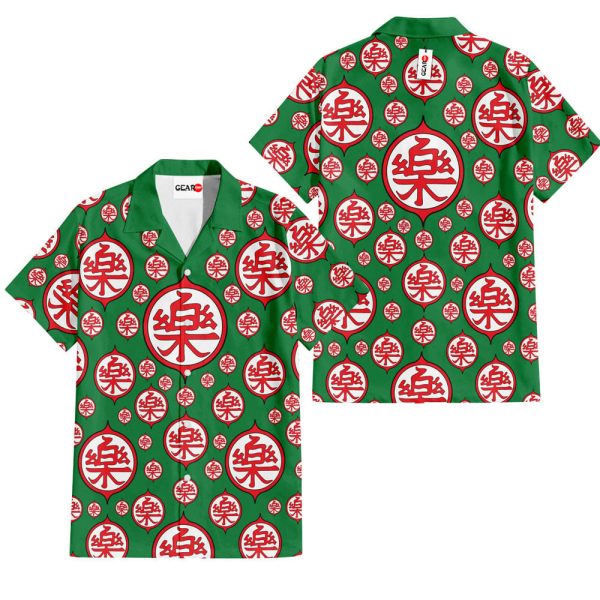 Dragonball Yamcha Symbols Hawaiian Shirt, Summer Shirt For Men and Women Jezsport.com