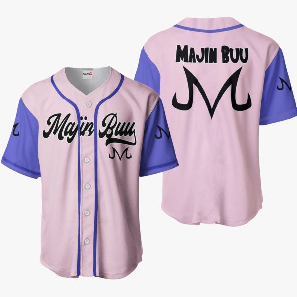 Anime Pokemon Majin Buu Baseball Jersey For Men and Women Jezsport.com