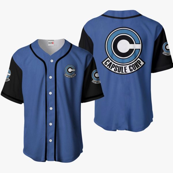 Pokemon Capsule Corp Baseball Jersey For Men and Women Jezsport.com